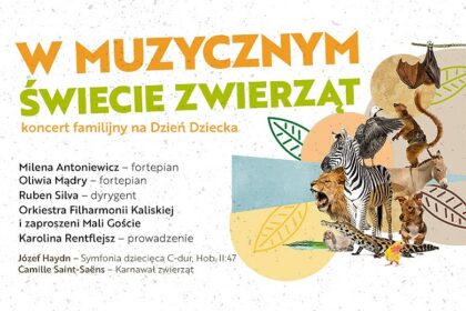 W muzycznym świecie zwierząt. Koncert familijny z okazji Dnia Dziecka